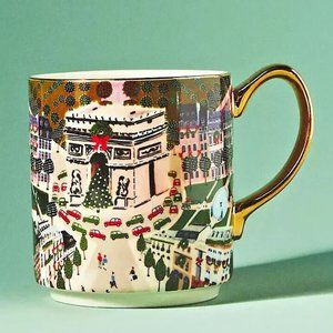 Anthropologie Holiday In The City Paris Mug